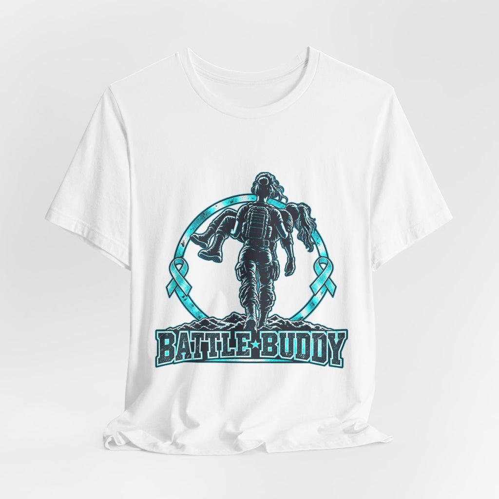 Battle Buddy Tee — Food Allergy Awareness — Female Design