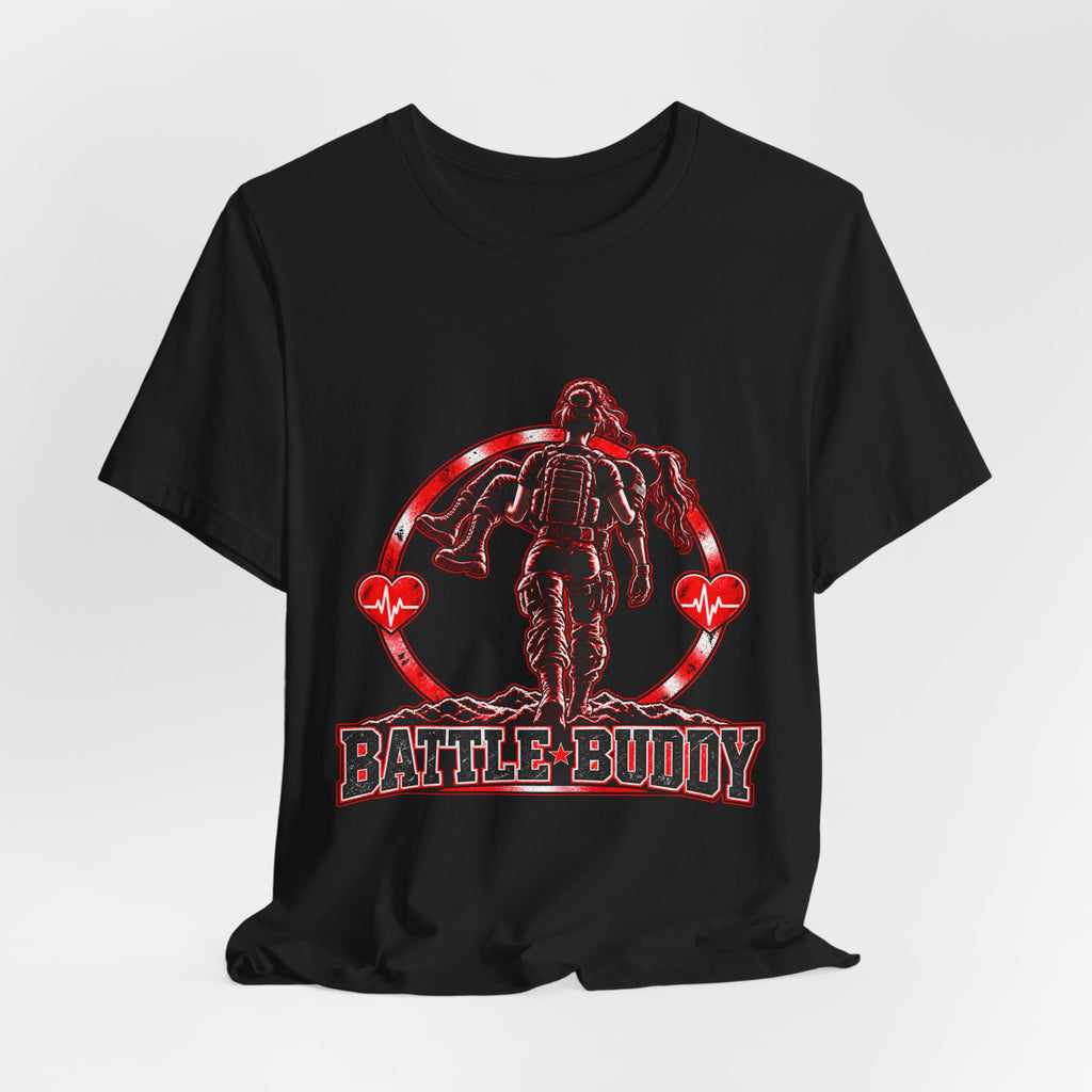 Battle Buddy Tee — Heart Health Awareness — Female Design