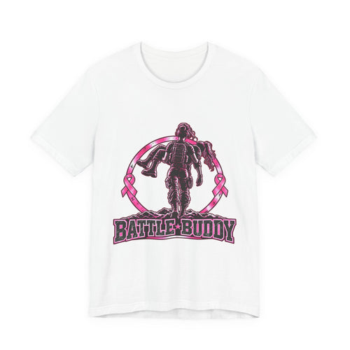 Battle Buddy Tee — Breast Cancer Awareness — Female Design