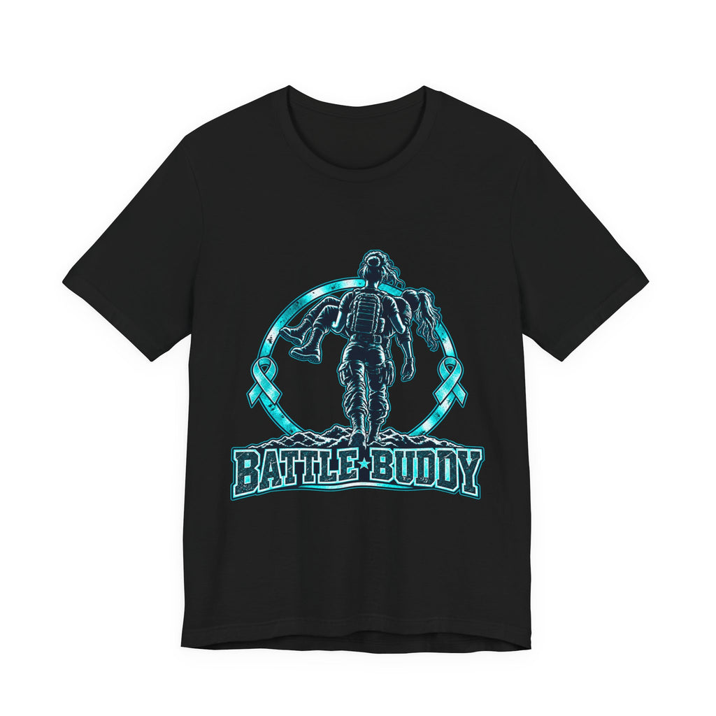 Battle Buddy Tee — Food Allergy Awareness — Female Design