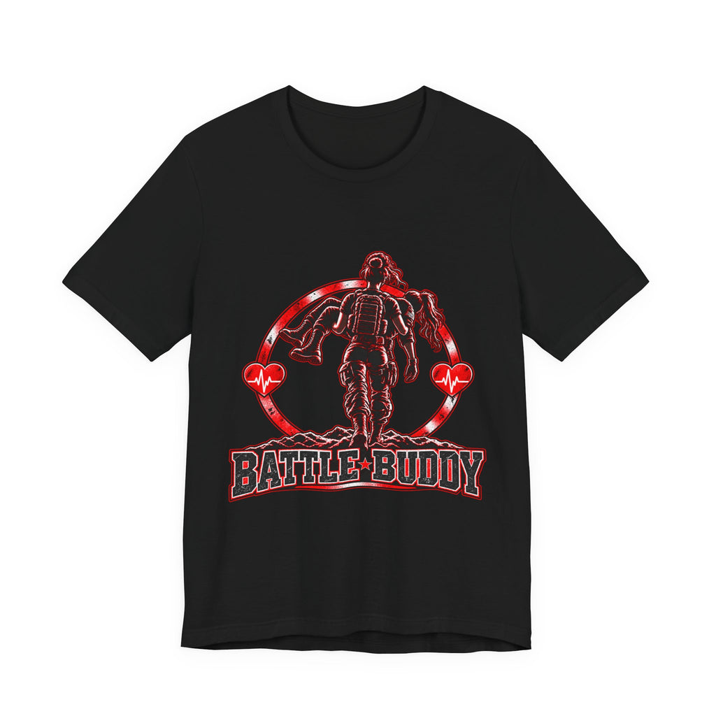 Battle Buddy Tee — Heart Health Awareness — Female Design
