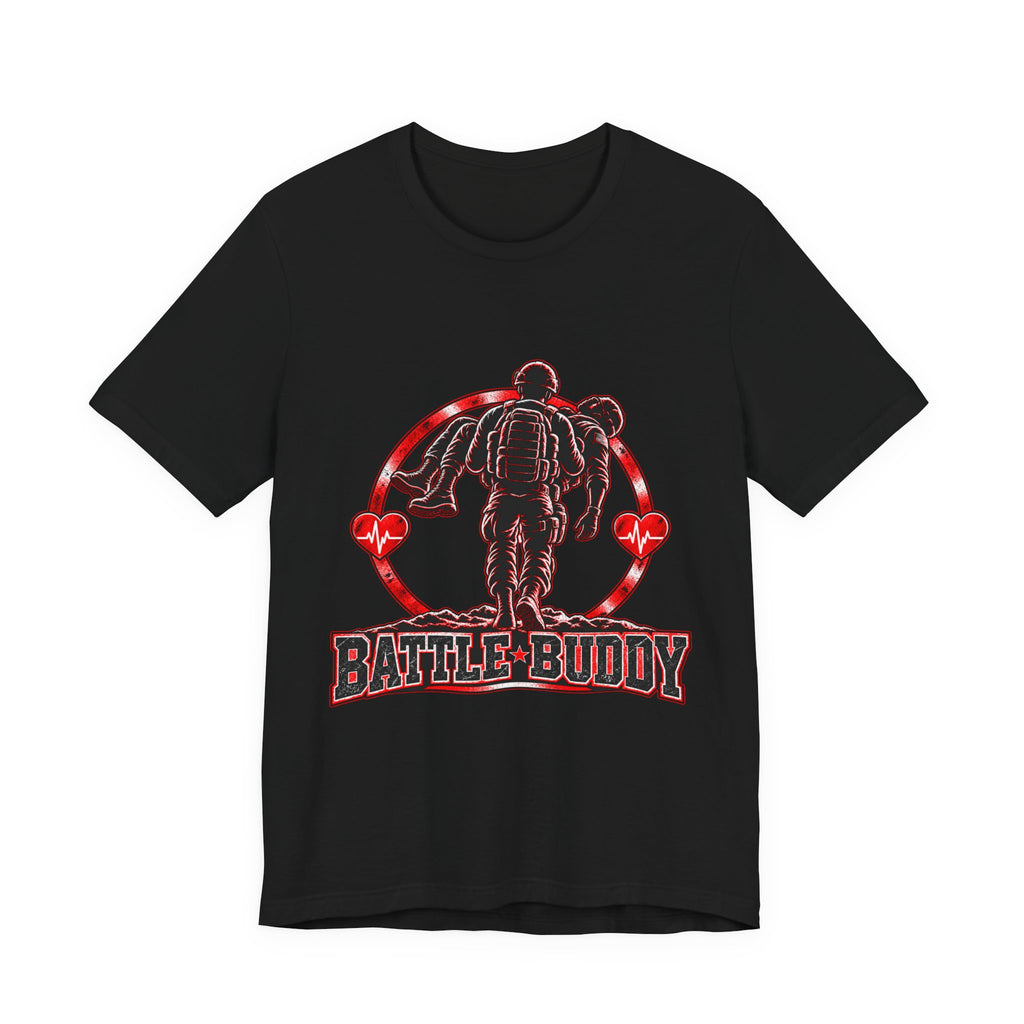 Battle Buddy Tee — Heart Health Awareness — Male Design