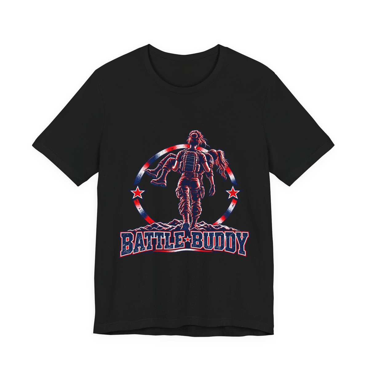 Battle Buddy Tee — Patriotic Military Veteran T-Shirt
