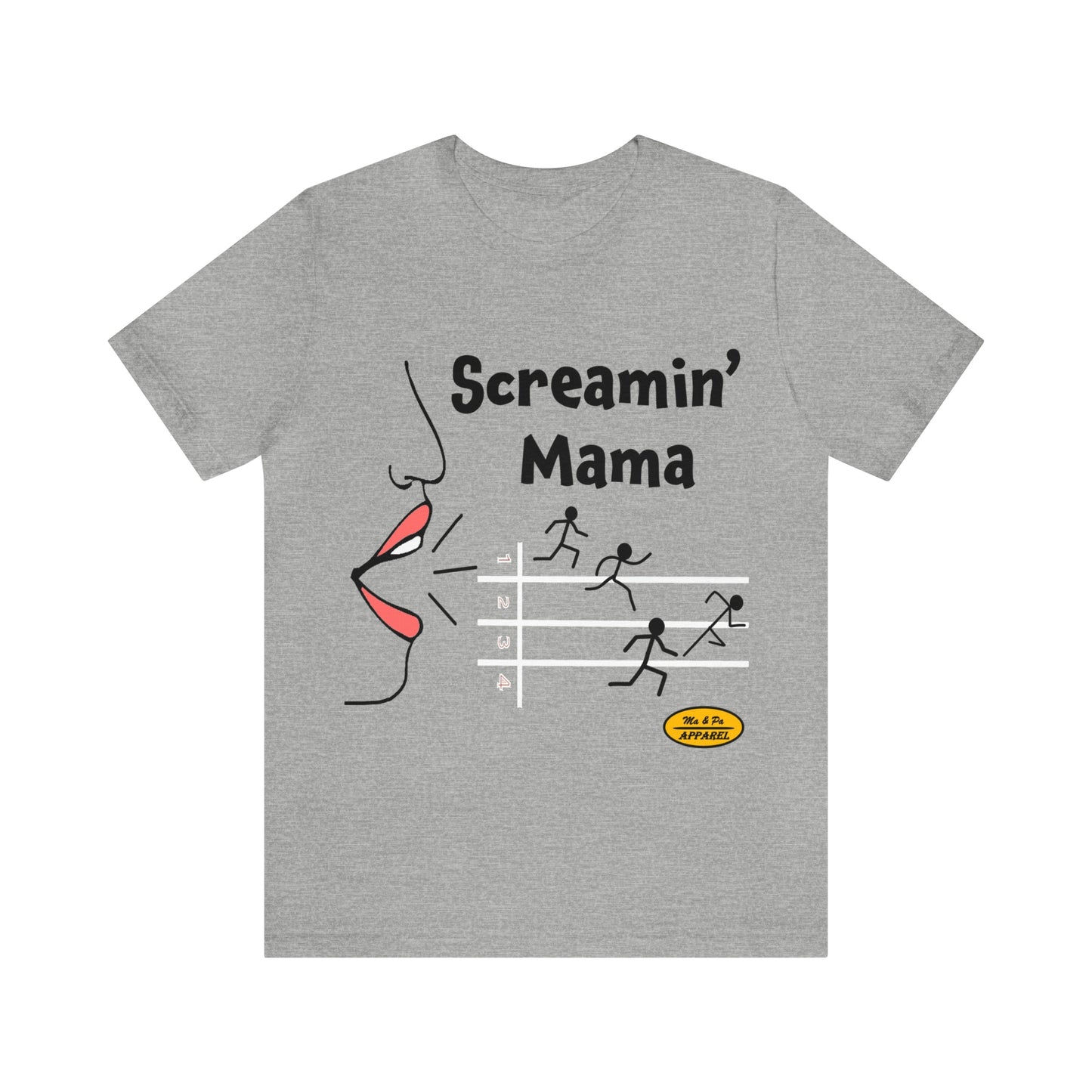 Screamin’ Mama Track Short Sleeve Tee
