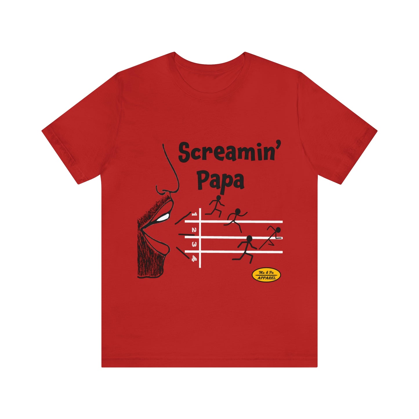 Screamin’ Papa Track Short Sleeve Tee