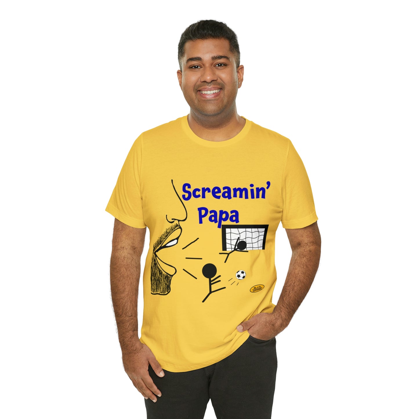 Screamin’ Papa Soccer Short Sleeve Tee