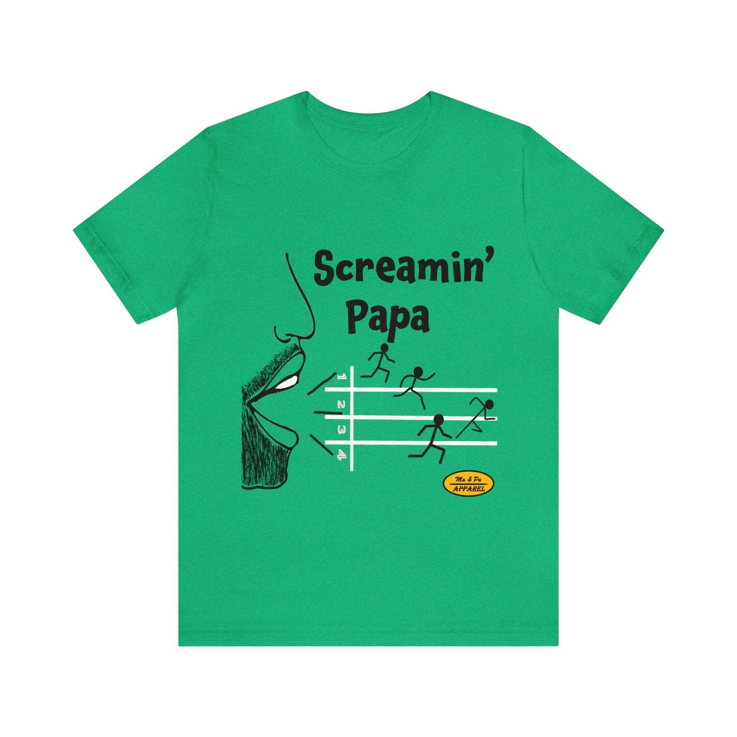 Screamin’ Papa Track Short Sleeve Tee